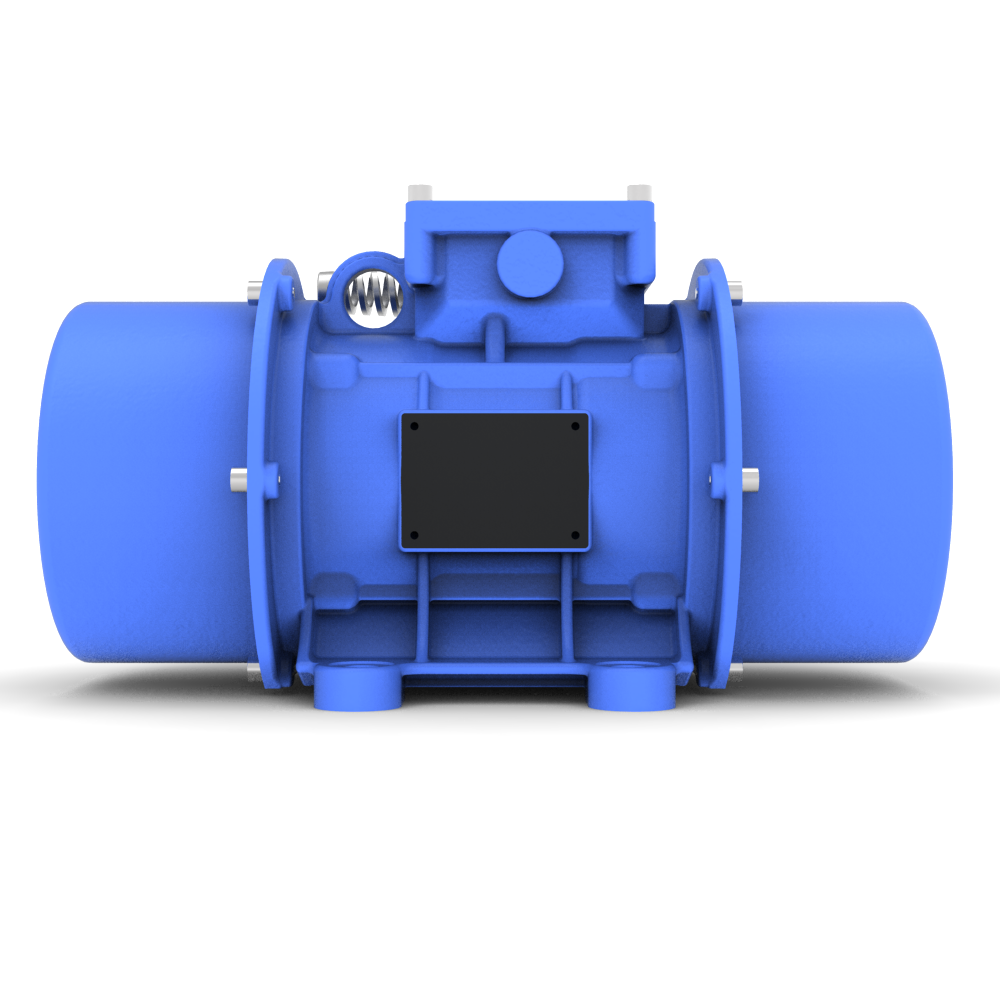 Trilmotor draaistroom KBM-serie achter aanzicht